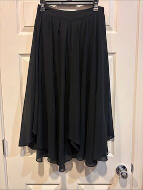 Forever 21 Black High-Low Flowing Skirt
